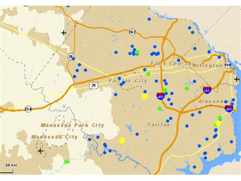 Northern Virginia Power Outage Map Virginia Map