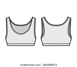 Bra Posture Lingerie Technical Fashion Illustration Stock Vector Royalty Free 1864960588