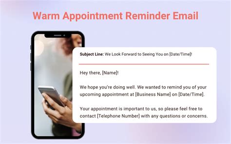 8 Appointment Reminder Template Samples | Yocale