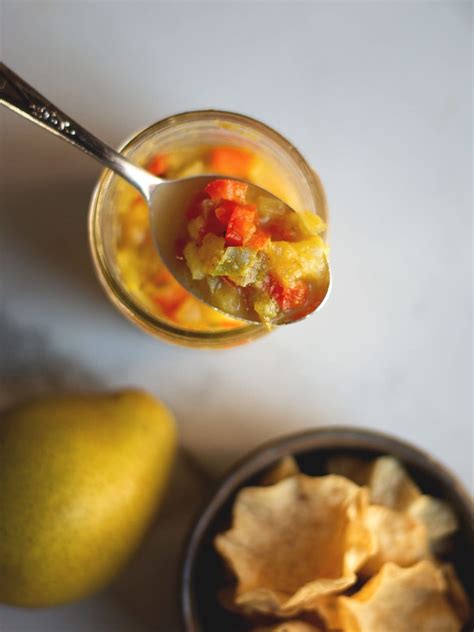 Pepper Pear Salsa Home Canning With Video Cosmopolitan Cornbread