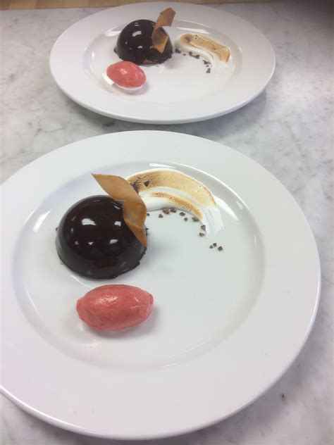 Chocolate Mousse Plated Dessert