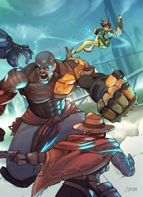 Doomfist Battle By Simoneferriero On Deviantart