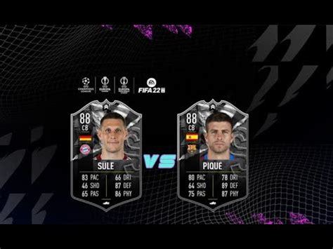 WHO TO CHOOSE FROM 88 SULE VS 88 PIQUE FUT SHOWDOWN SBC FIFA 22