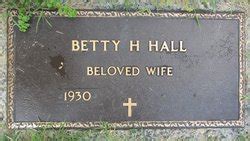 Betty Jane Hodges Hall Homenaje De Find A Grave