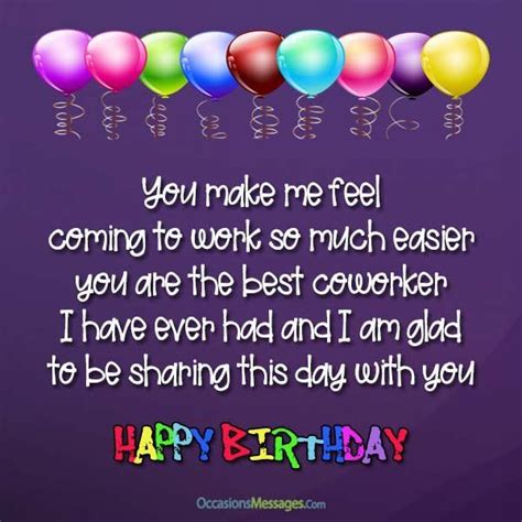 Funny Happy Birthday Wishes Quotes For Coworker - ShortQuotes.cc