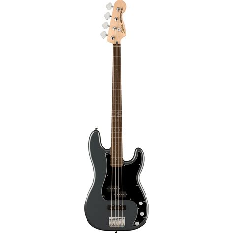 Fender Squier Affinity Series Precision Bass Pj Lrl Charcoal Frost Metallic Music Store