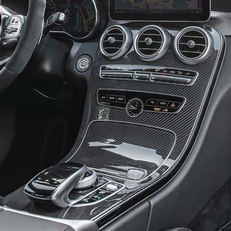 Real Carbon Fiber Control Panel For Mercedes Benz W Amg Coupe