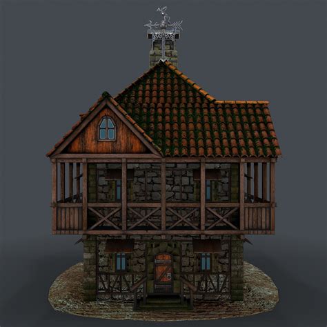 Medieval House 3d Model