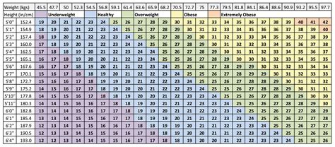 Navy Bmi Chart Amulette