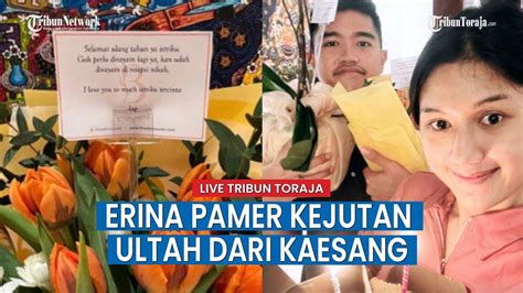 Erina Gudono Pamer Kejutan Ultah Dari Kaesang Isi Pesannya Jadi