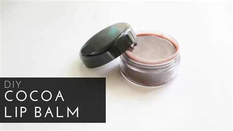 Diy Cocoa Lip Balm How To Make A Lip Balm Youtube