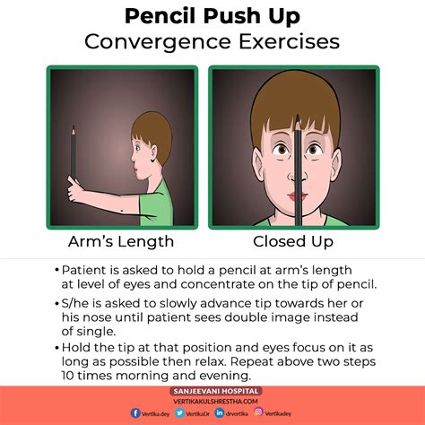 Pencil Push Up Convergence Exercises Dr Vertika Kulshrestha Eye Specialist