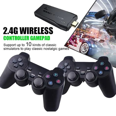 Videogame Stick 10 Mil Jogos 64gb 2 Controles Sem Fio Comprou Net