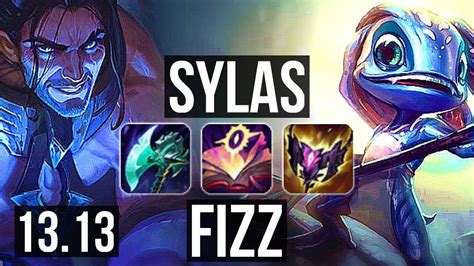 Sylas Vs Fizz Mid Games M Mastery Dominating