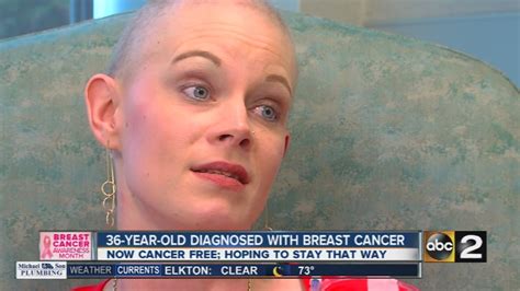 36 Year Old Woman Battles Breast Cancer Youtube