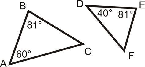 Identify The Similarity Statement Comparing The 3 Triangles