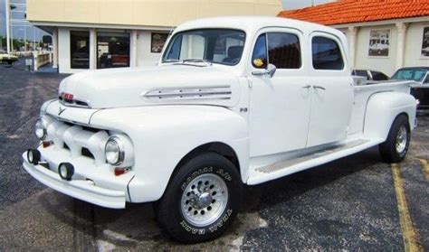 1951 Ford Crew Cab Custom Pick Up Truck Classic Cars Trucks Ford