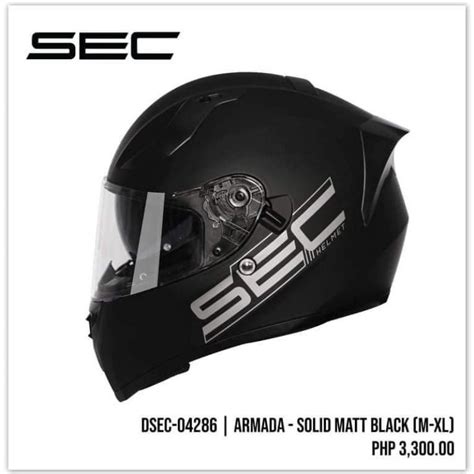 SEC Armada Full face dual visor helmet | Shopee Philippines