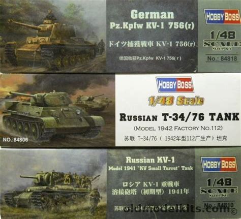 hobby boss  german pzkpfw kv   tank  russian