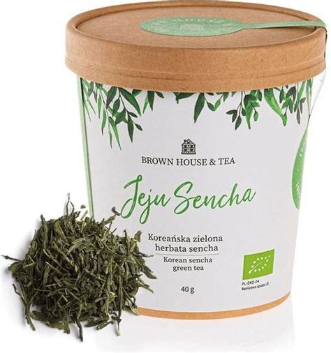 Herbata Brown House Tea Jeju Sencha Koreańska Organiczna Zielona