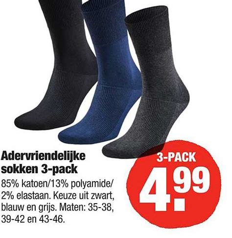 Adervriendelijke Sokken 3 Pack Aanbieding Bij ALDI 1Folders Nl