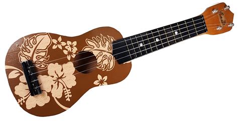 KC Hawaii Brown Aloha Floral Print Ukulele - Walmart.com