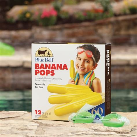 Blue Bell® Banana Ice Pops 12 Ct 2 Fl Oz Kroger