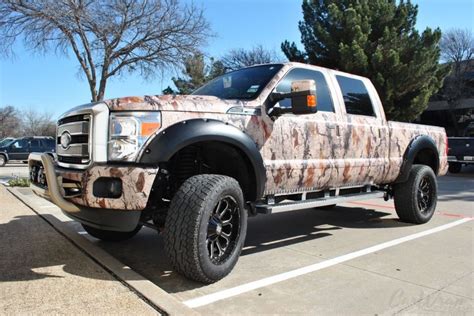 On This 2015 Ford F 250 Is A Full Wrap Using A Natural Gear Camo Design