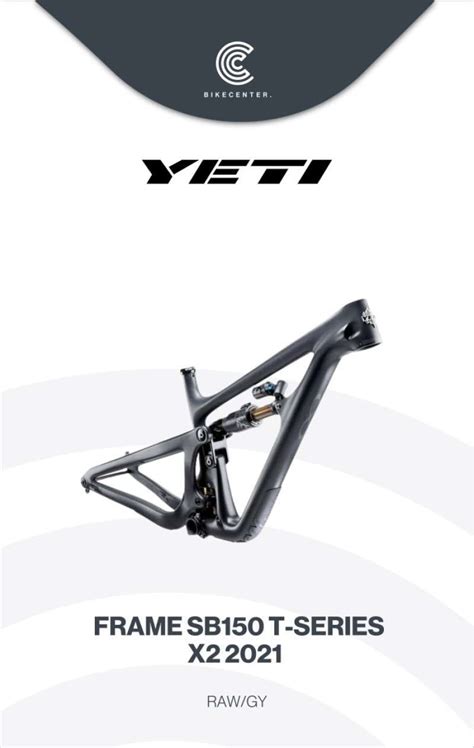 Jual Frame Yeti Sb150 T Series X2 Raw 2021 S Di Seller Tombstone