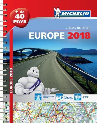 Europe Atlas Routier Et Touristique De Michelin Grand