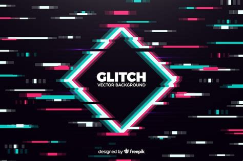 Free Vector | Glitch background