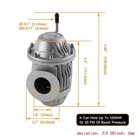 Universal Blow Off Turbo Pressure Relieve Valve SQV IV Flange Adapter