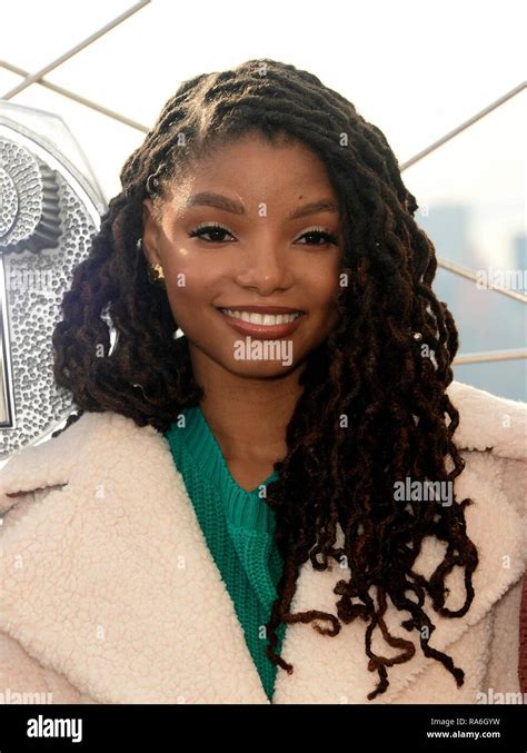 New York, NY, USA. 2nd Jan, 2019. Halle Bailey at a public appearance ...