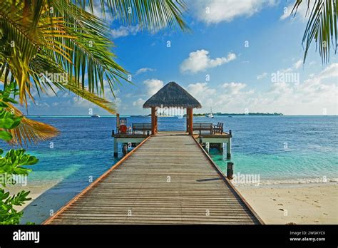 Vilamendhoo Maldives A Tropical Island In The Indian Ocean Stock