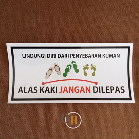 Jual Stiker Alas Kaki Stiker Vinyl Alas Kaki Harap Dilepas Shopee