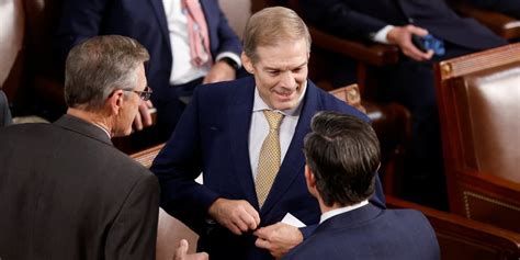 Jim Jordan Is Wearing A Jacket