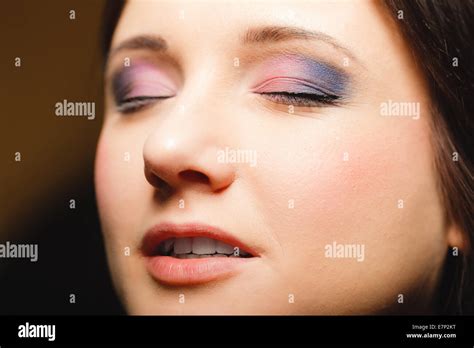 Cosmetic Beauty Procedures And Makeover Concept Closeup Part Of Woman