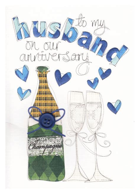 To My Husband On Our Anniversary Card