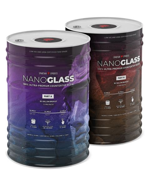 NANOGLASS Deep Pour Resin 110 Gallon Drum Kit