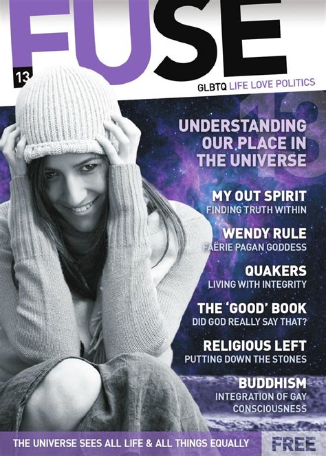 Fuse 13 The Gay Spirituality Issue Girl Cover By Fuse Magazine Issuu