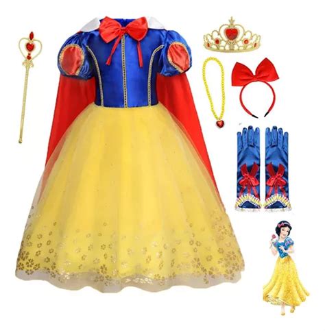 Vestido Blancanieves Halloween Cumpleaños Cosplay Disfraces Meses sin