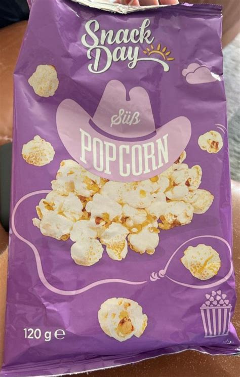 S Popcorn Snack Day Kalorie Kj A Nutri N Hodnoty