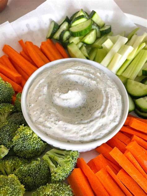 Easy Homemade Veggie Dip - Picky Palate - The Best Dip For Vegetables!