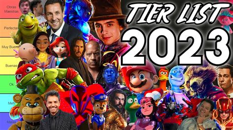 TIER LIST de TODAS las PELÍCULAS que VI en 2023 TOP 2023 MEJORES y