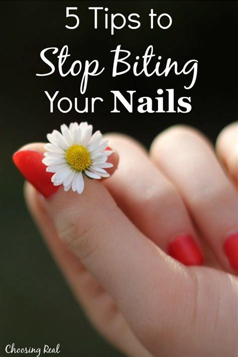 Tips To Stop Biting Your Nails Choosing Real Nail Biting You