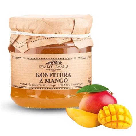 Konfitura domowa z mango 200g słodki dodatek herbaty i na prezent