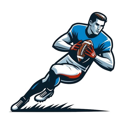 Premium Vector American Football Player Men Athlete Vector