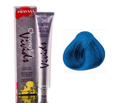 Pravana Chromasilk Vivids Creme Hair Color With Silk And Keratin Protein Blue3 Fl