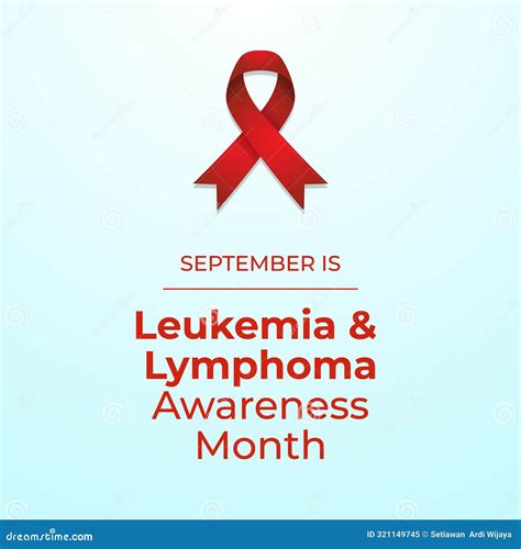 Vector Graphic Of Leukemia And Lymphoma Awareness Month Ideal For