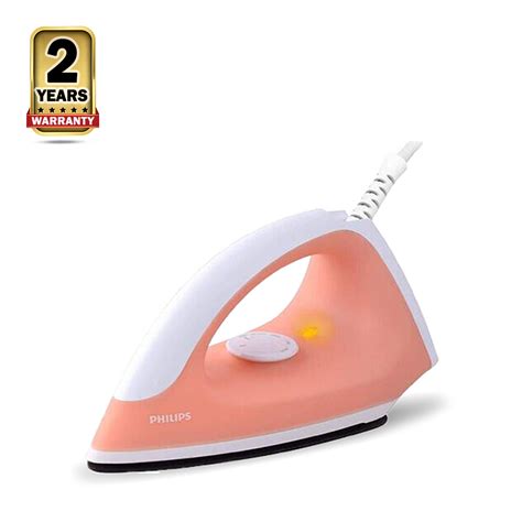 Philips GC0091 Dry Iron 750W White And Peach